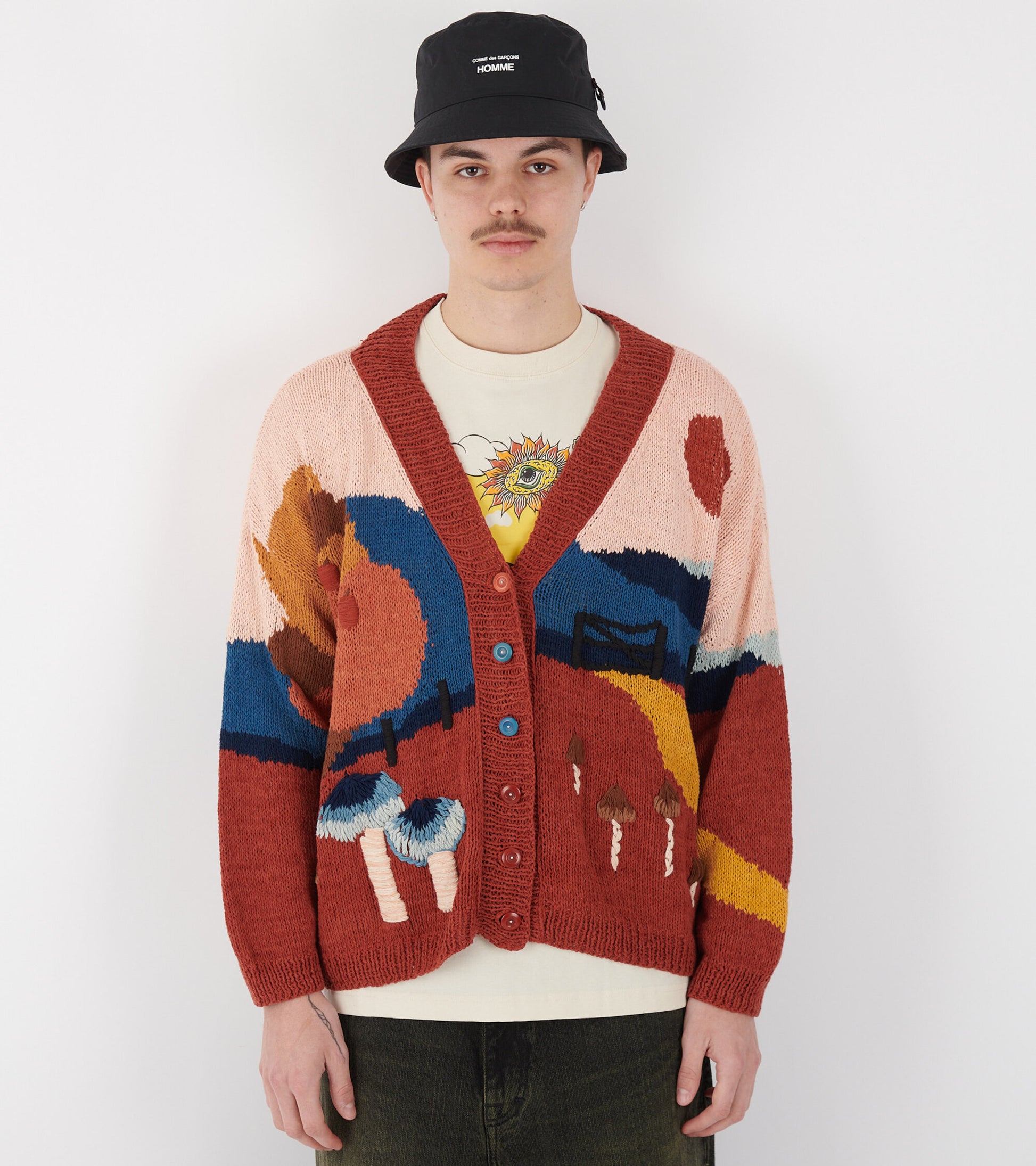 Sunwell Cardigan Moonlight Mushroom