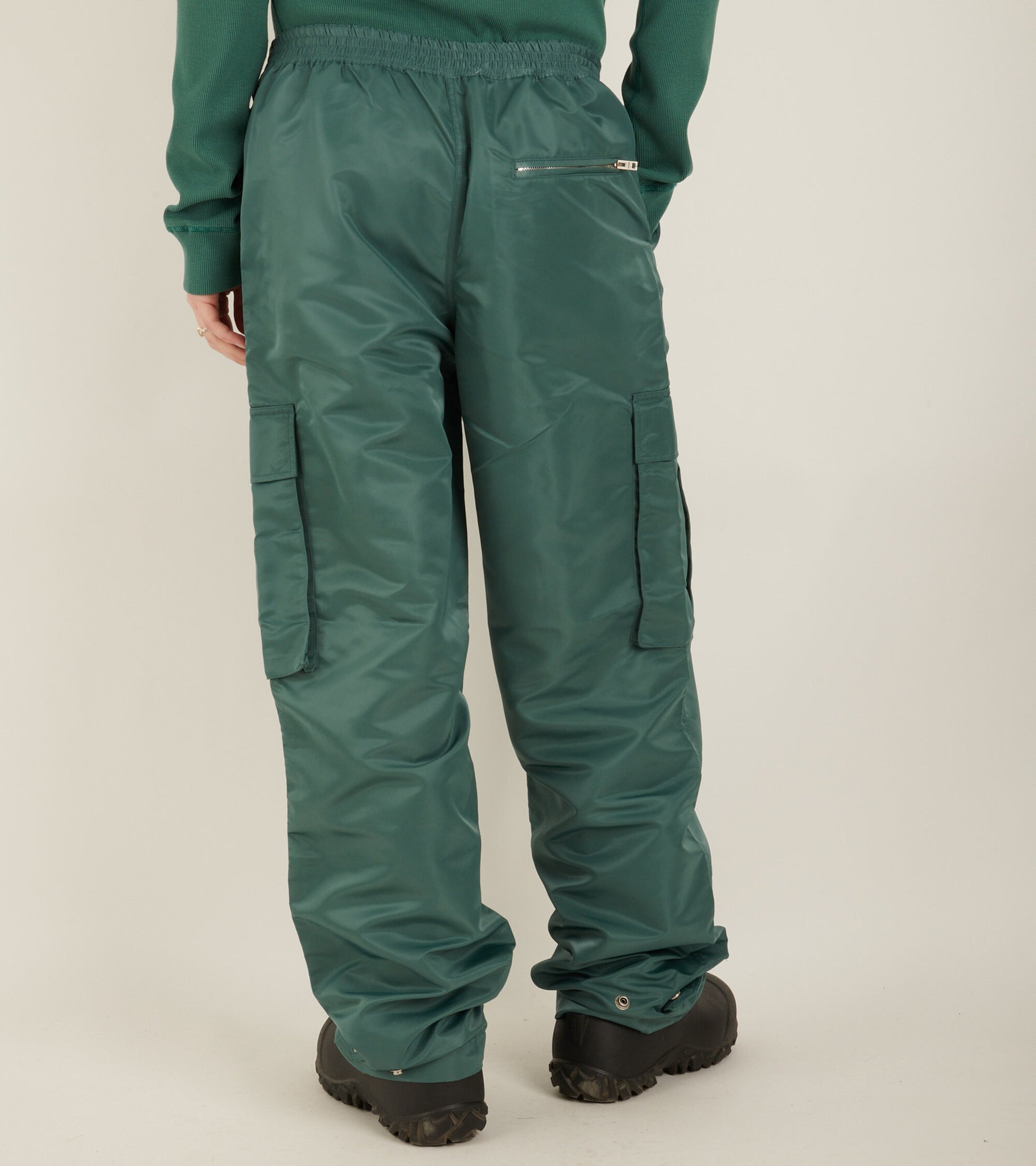 Unisex Woven Trousers Green