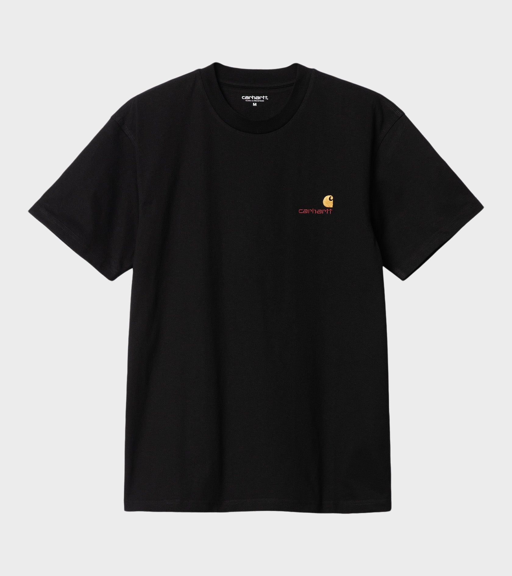 S/S American Script T-shirt Black