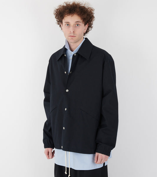 Water Repellent Overshirt Dark Navy