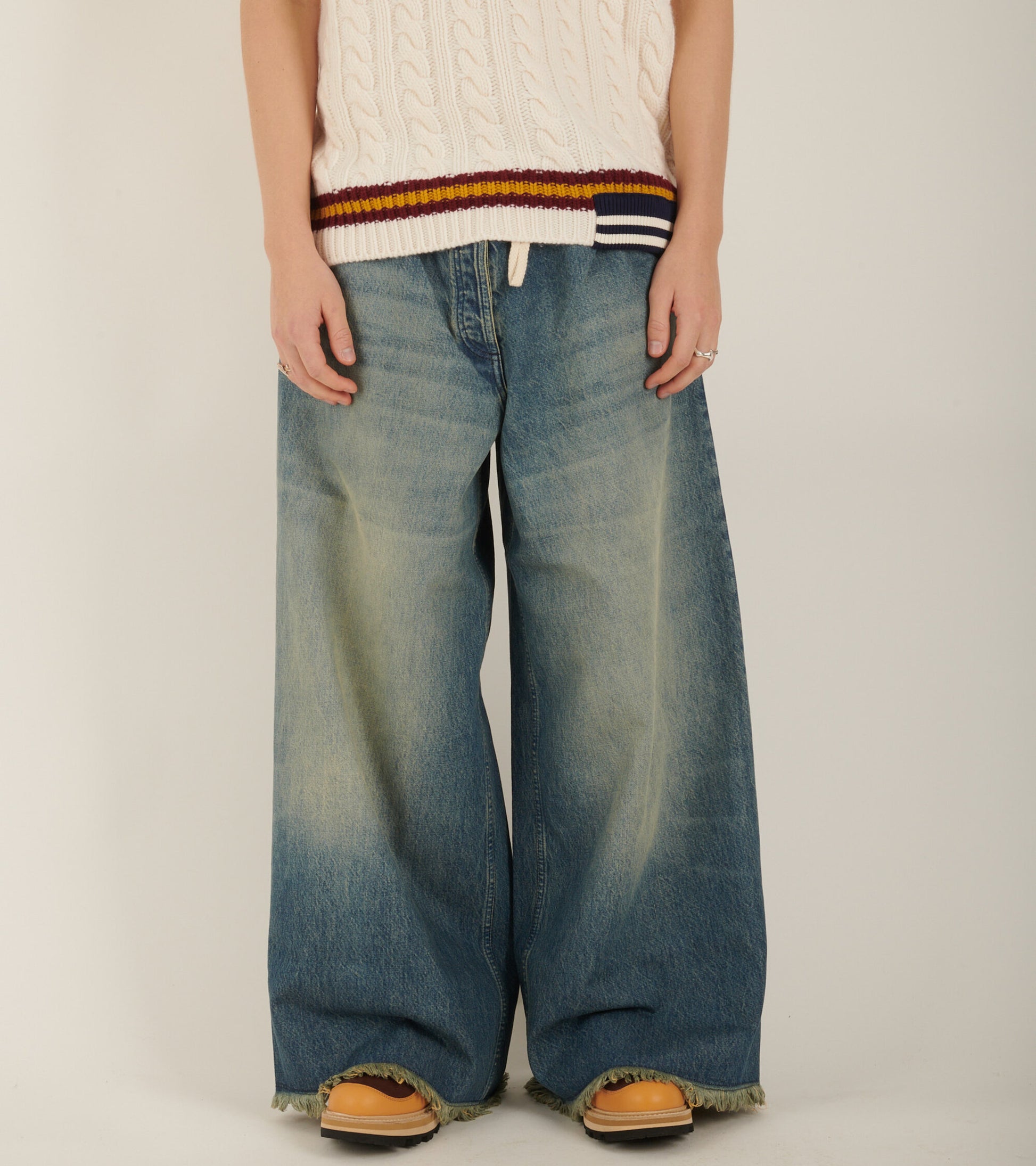 Palm Angels Boxy Jeans Blue