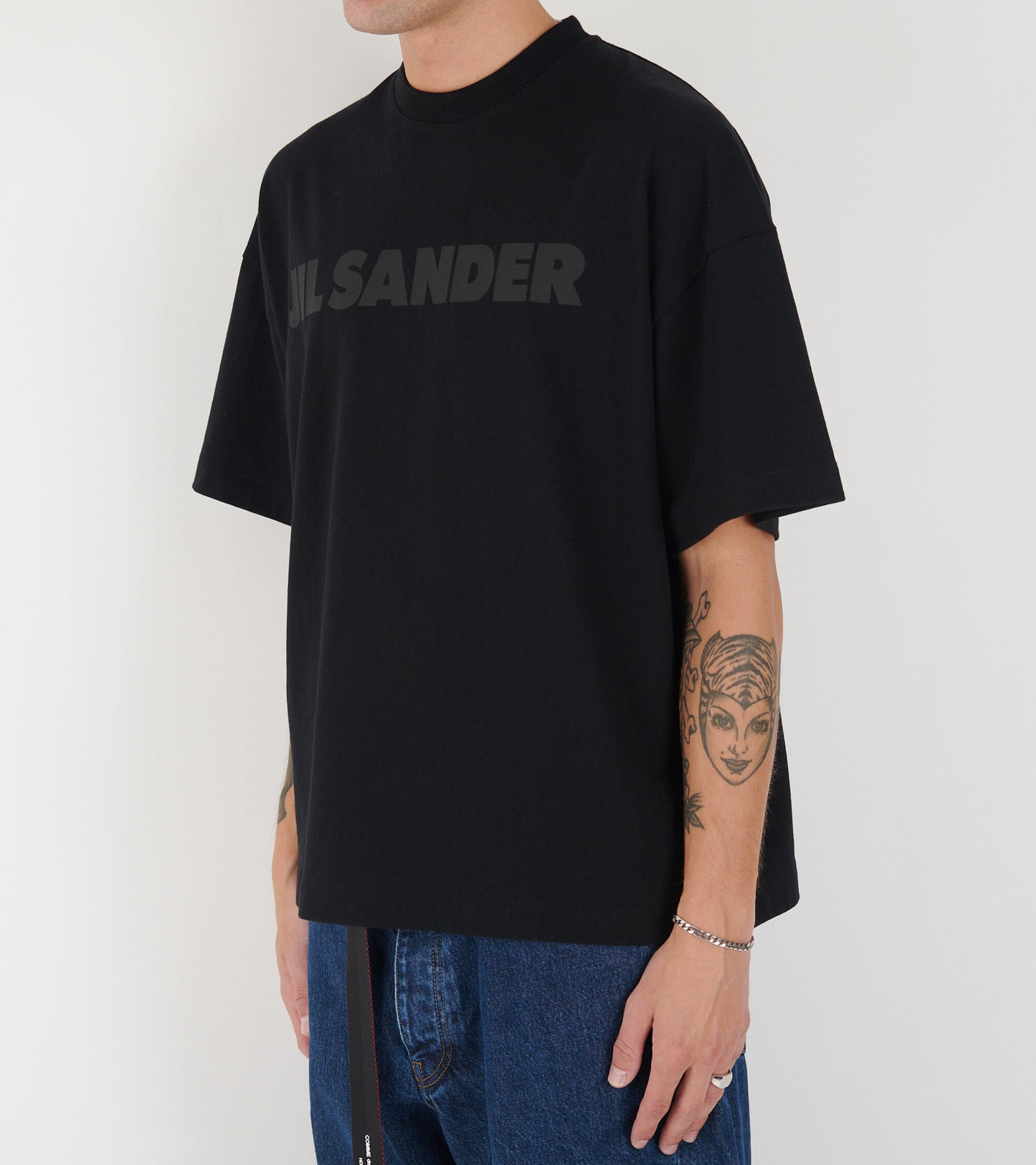Boxy Logo T-shirt Black