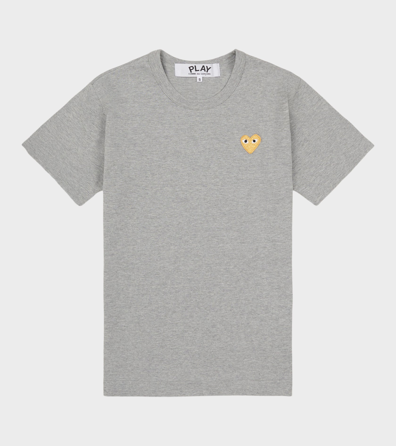U Gold Heart T-shirt Grey