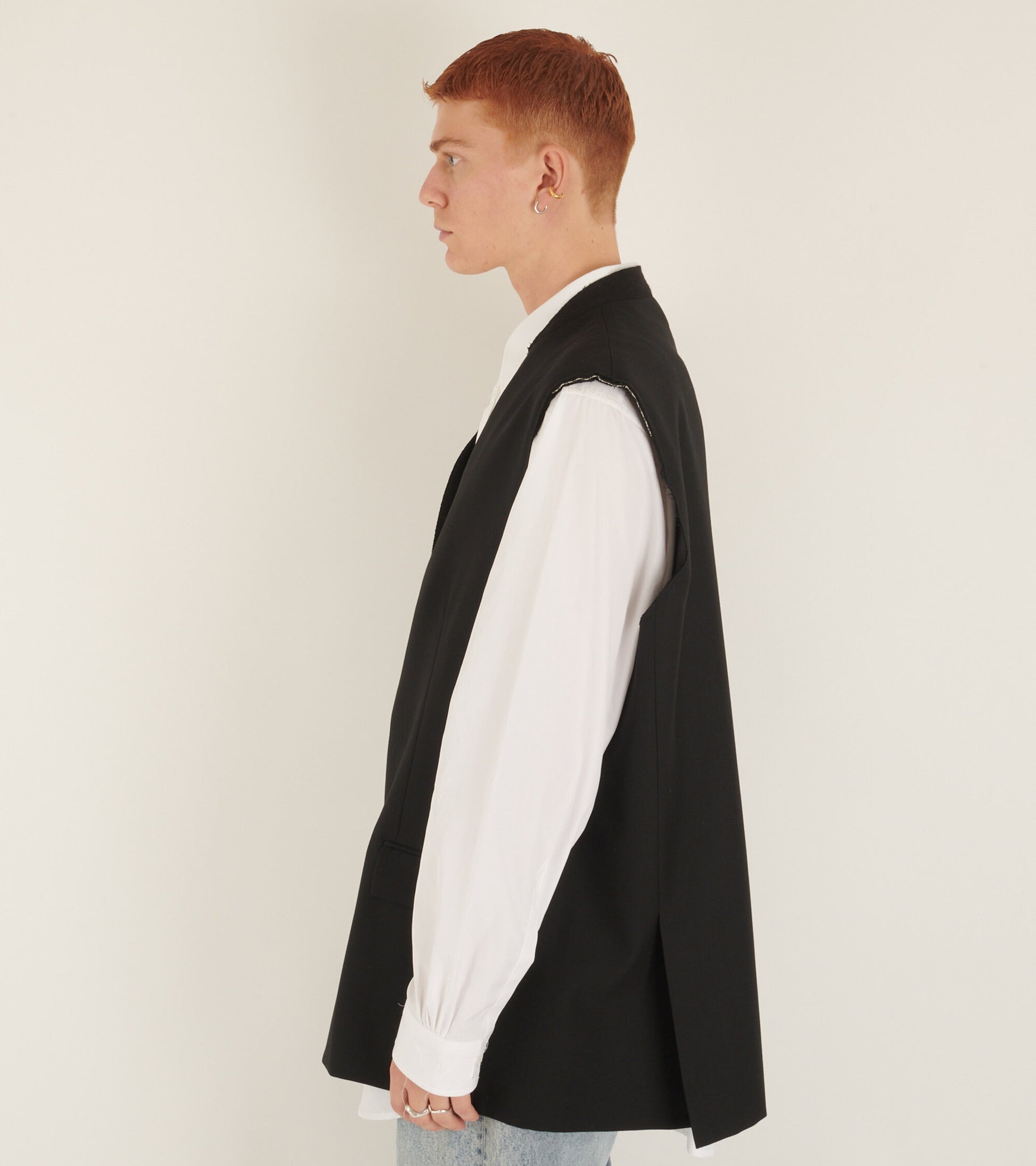M Tailored Vest Black
