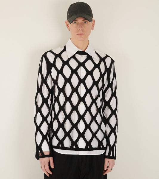 Hole Sweater Black
