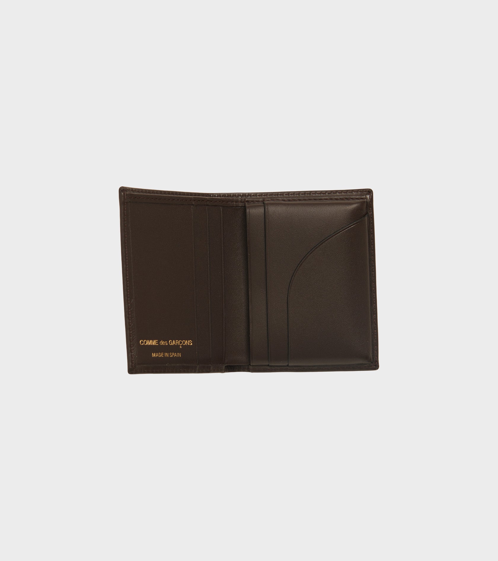 No Zip Wallet Marron