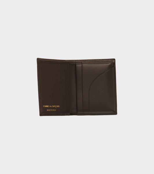 No Zip Wallet Marron