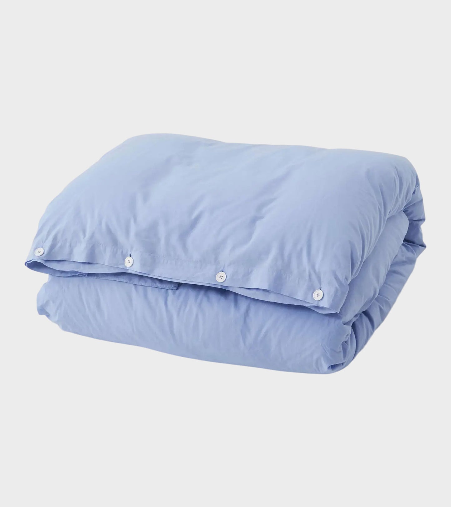 Percale Duvet 140x200 Island Blue