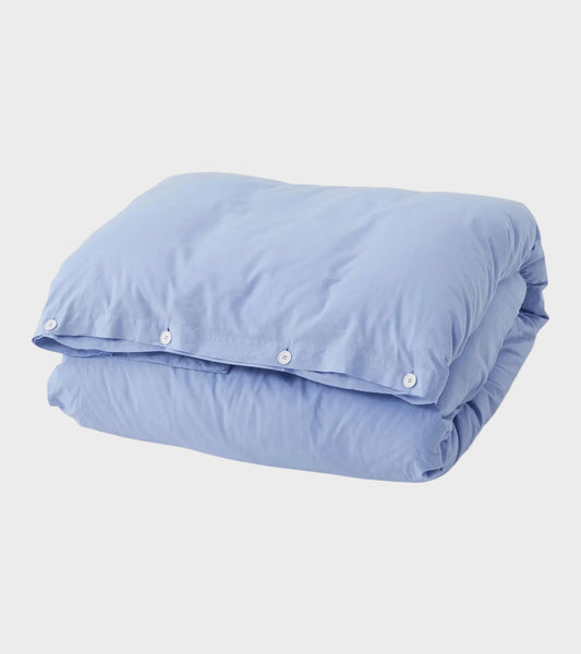 Percale Duvet 140x200 Island Blue