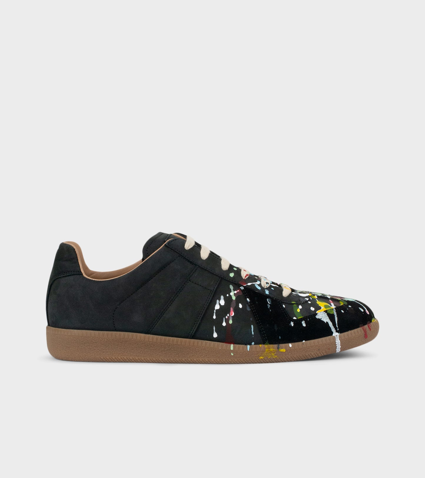 Replica Painted Sneakers Black