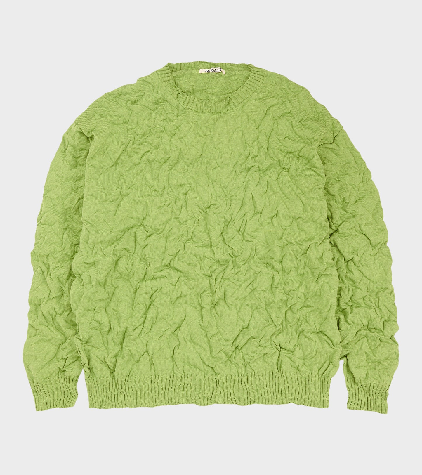 Wrinkled Dry Cotton Knit P/O Sage Green