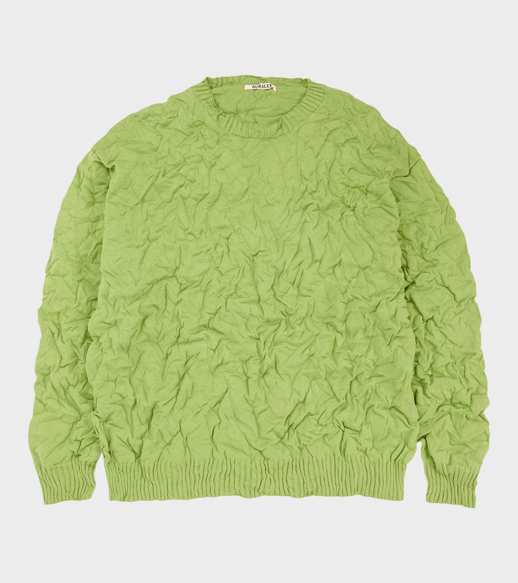 Wrinkled Dry Cotton Knit P/O Sage Green