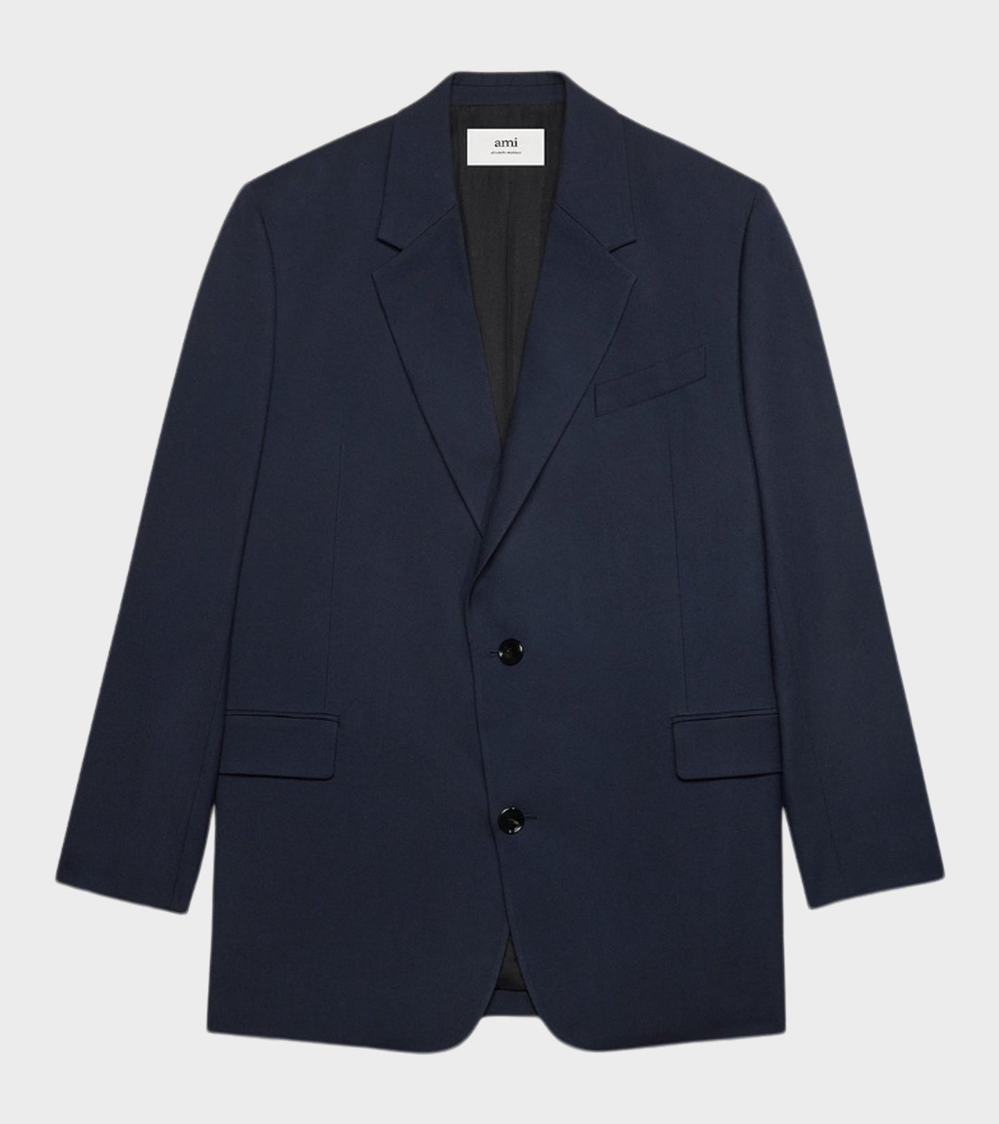 Two Buttons Jacket Night Blue