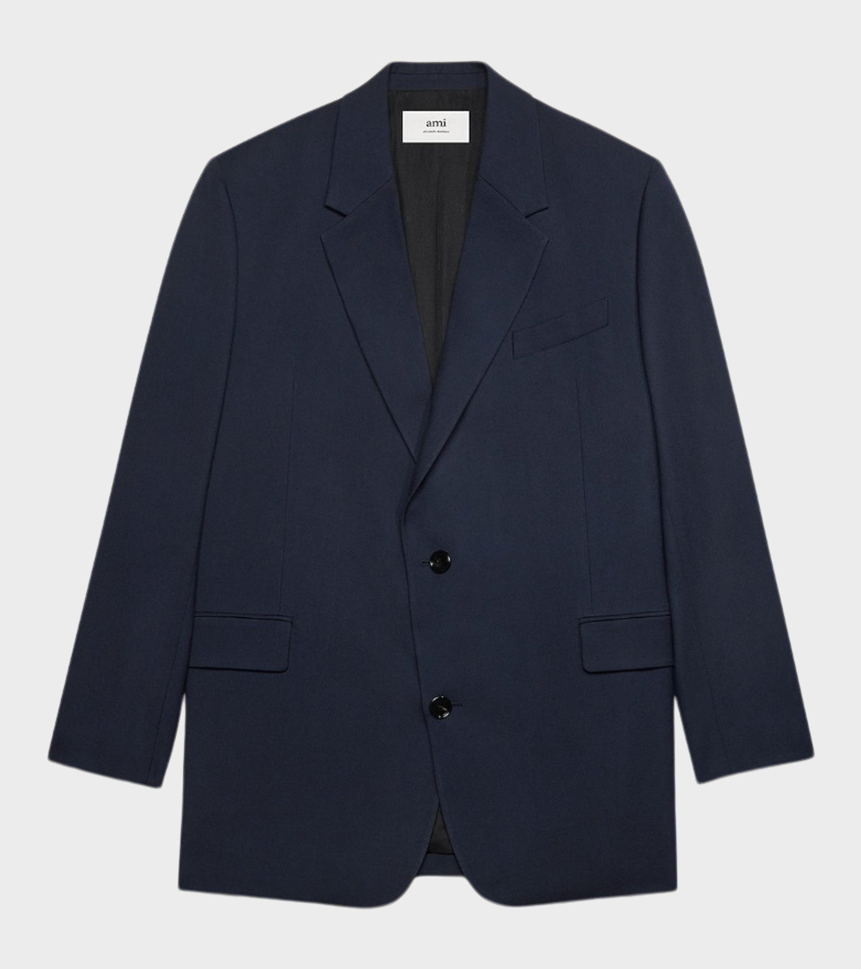 Two Buttons Jacket Night Blue