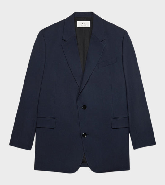 Two Buttons Jacket Night Blue