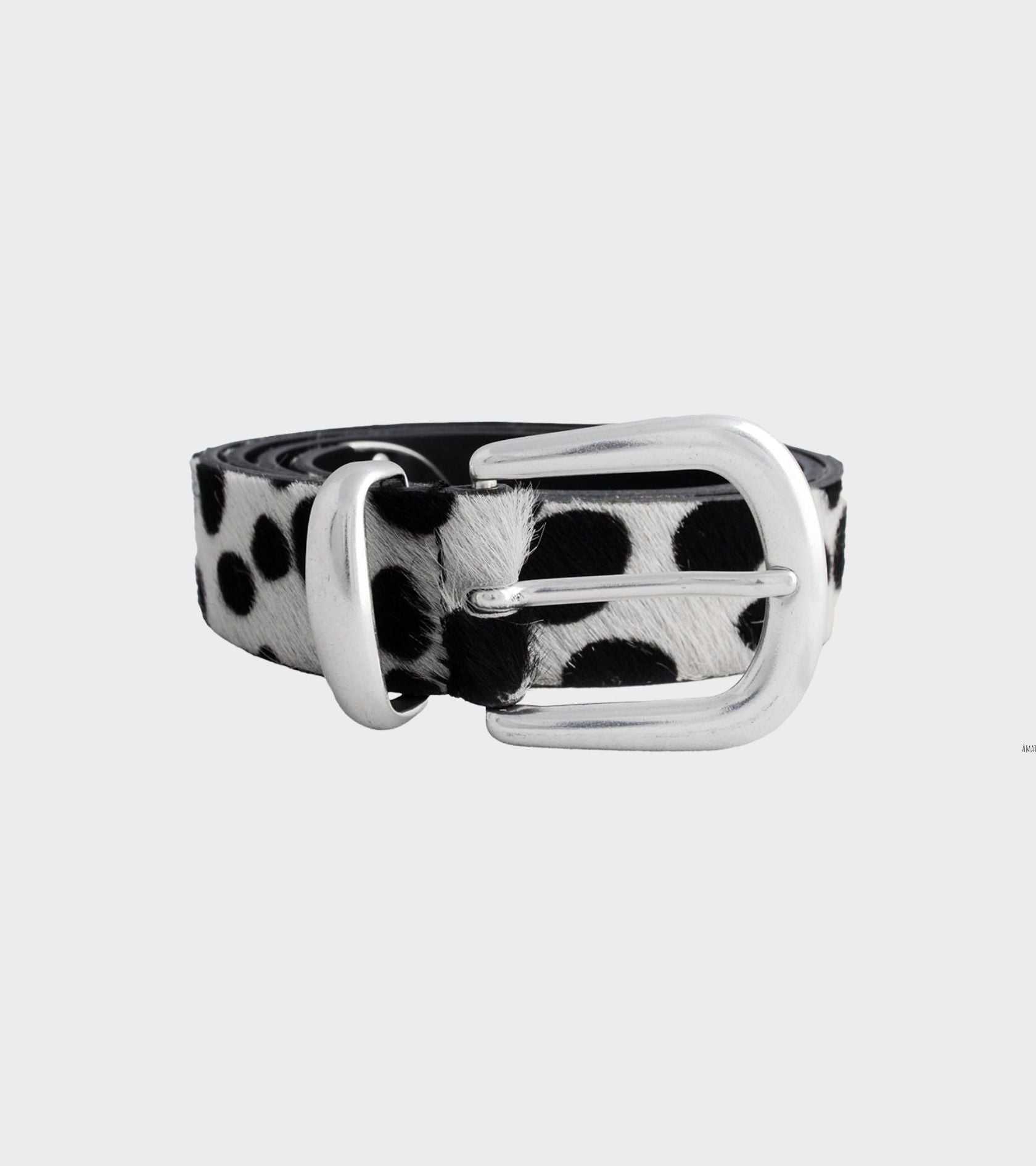 X dr. Adams M2428 Dalmatian Belt White/Black