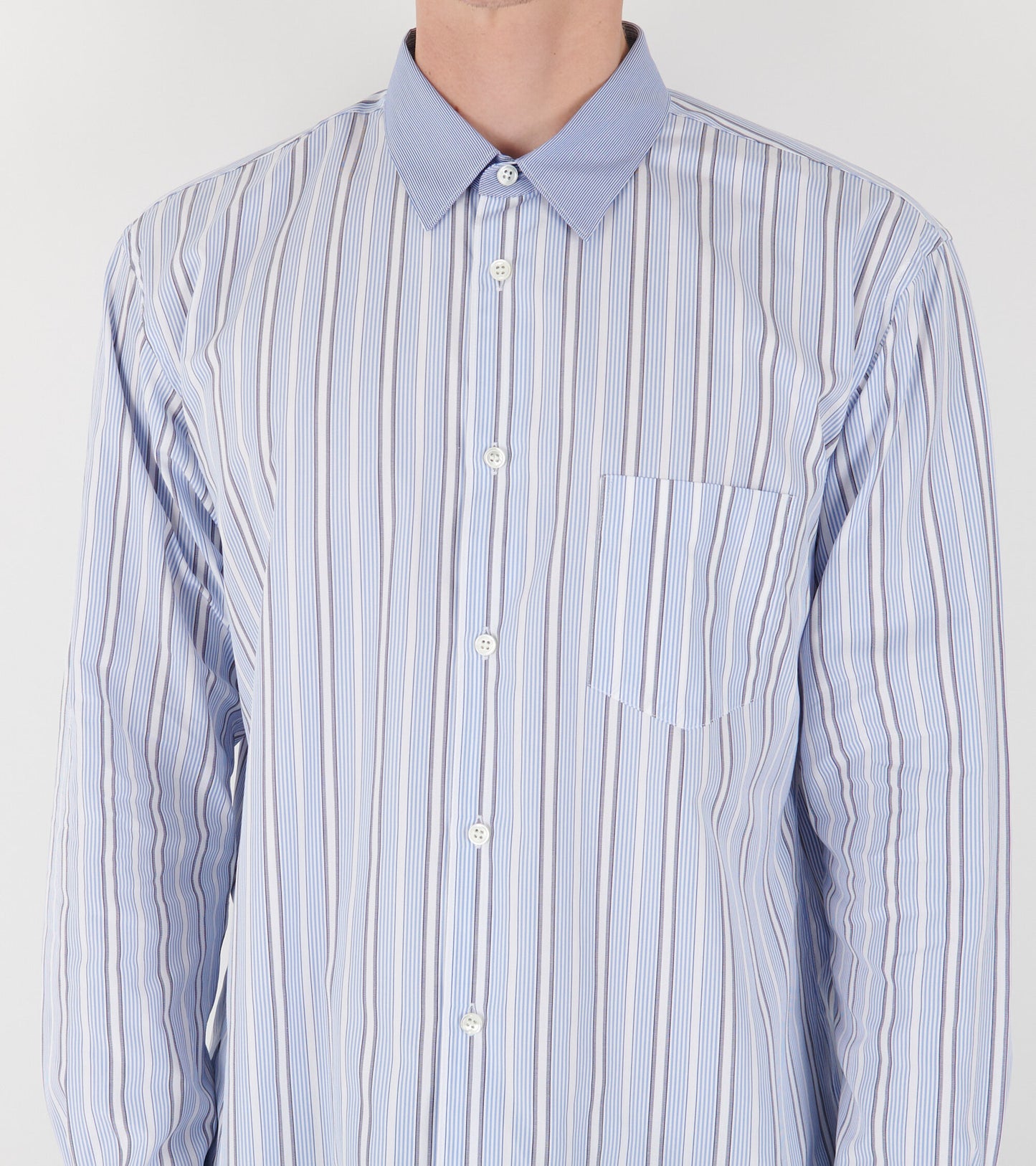 Striped Shirt Blue Mix
