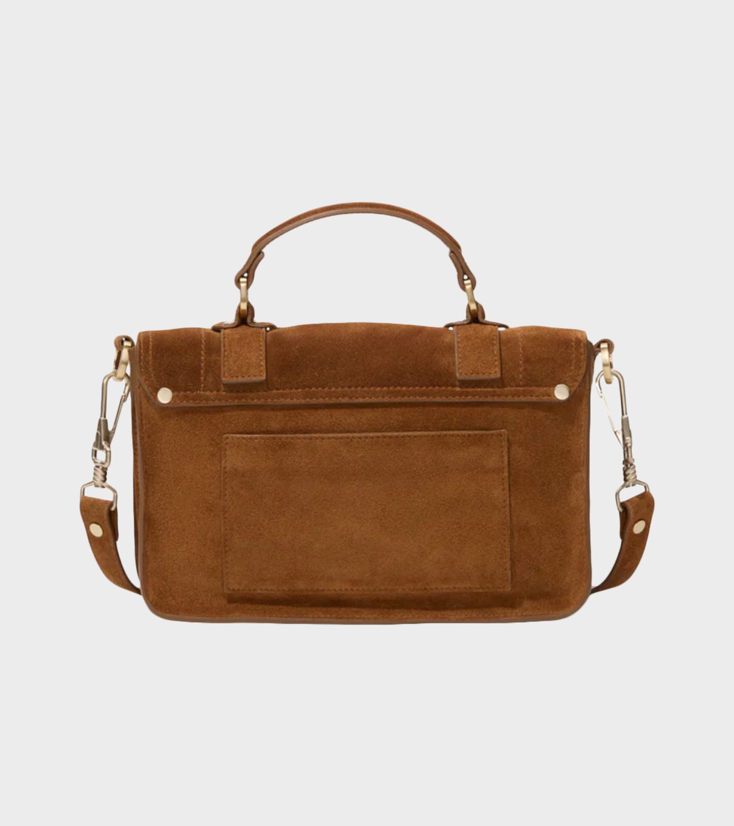 Soft Suede PS1 Tiny Bag Saddle