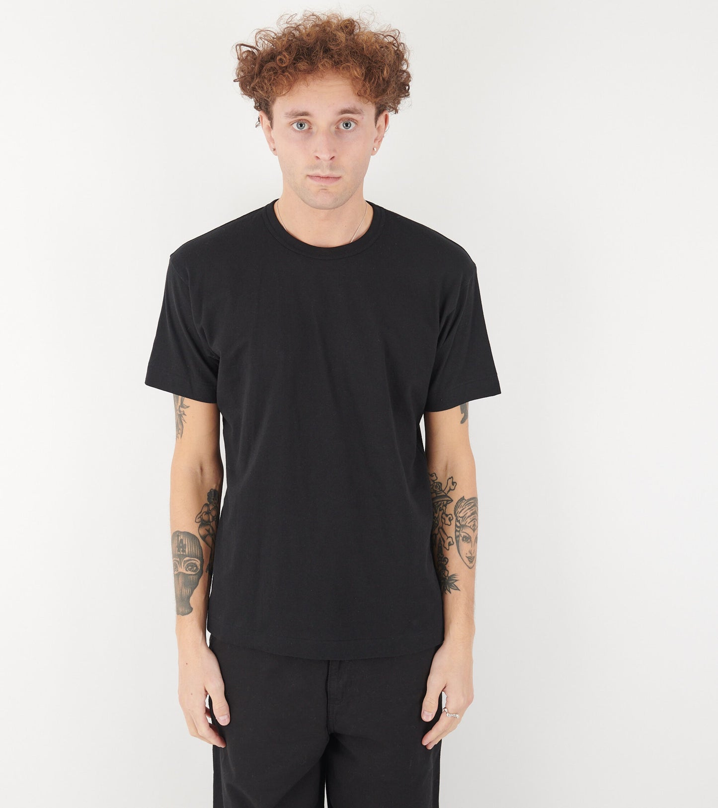 U Backside Heart T-shirt Black/Red