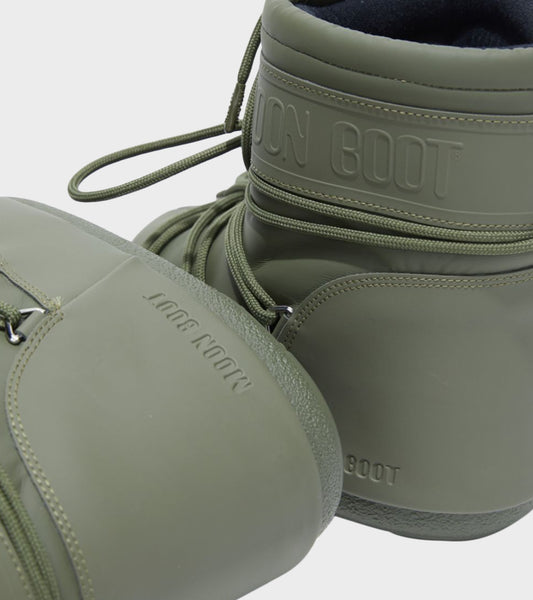 Moon Boot Icon Low Rubber Khaki