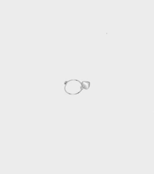 Freja Hoop Silver