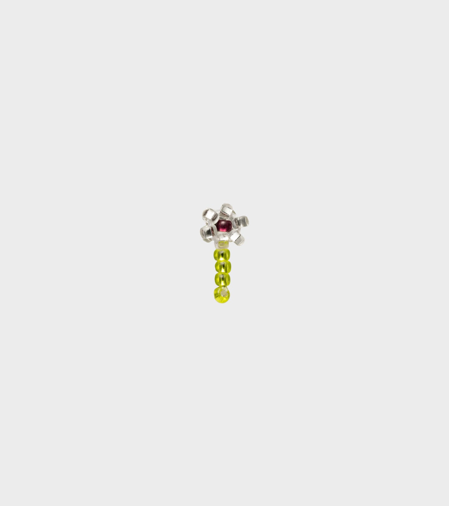 Green Flower Dream Ear Stick Green
