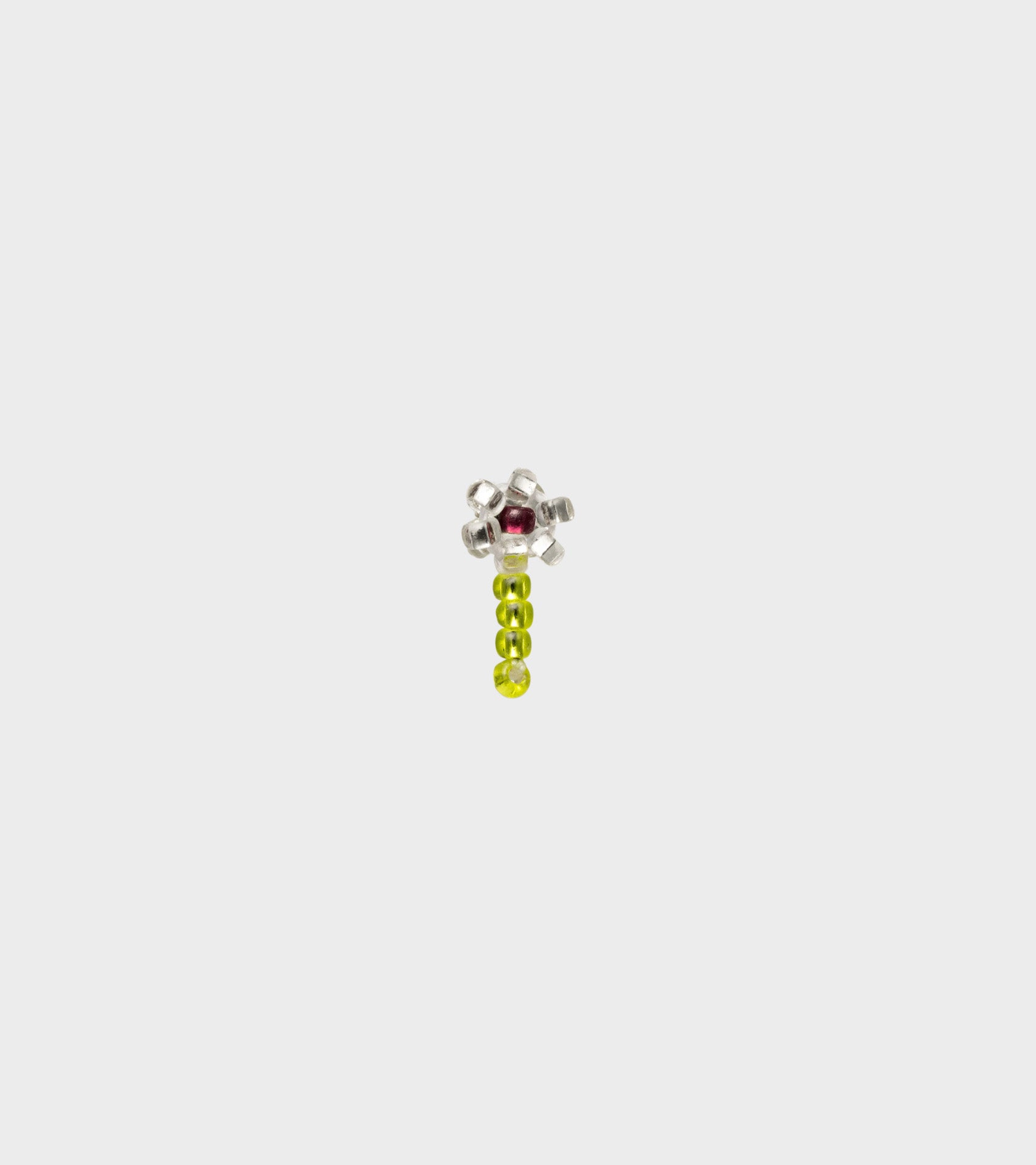 Green Flower Dream Ear Stick Green