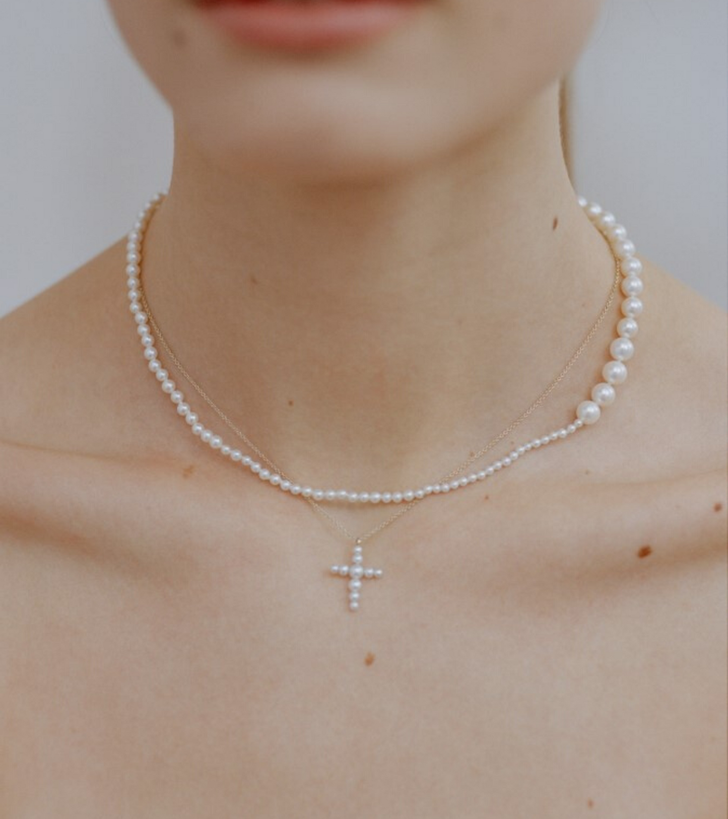 Petite Peggy Collier 14K Gold