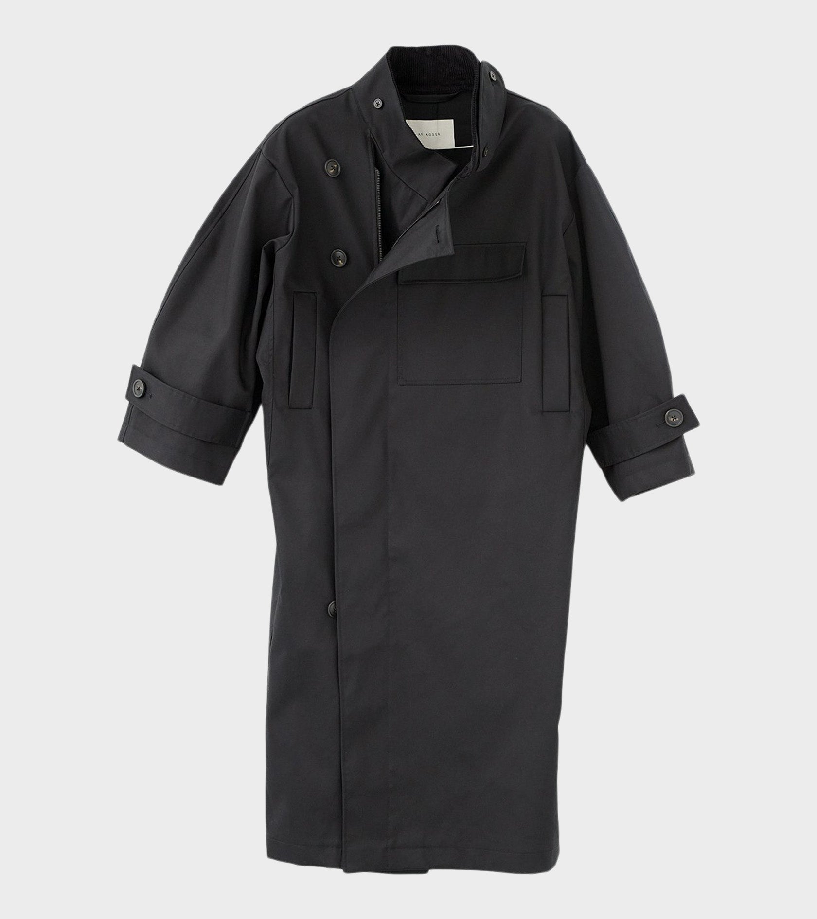 Water Resistant Coat Black