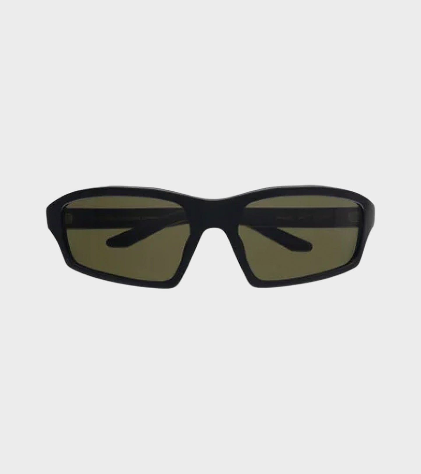 Raven Matt Black Green Solid Lens