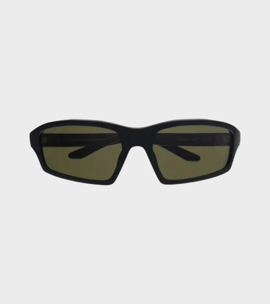 Raven Matt Black Green Solid Lens