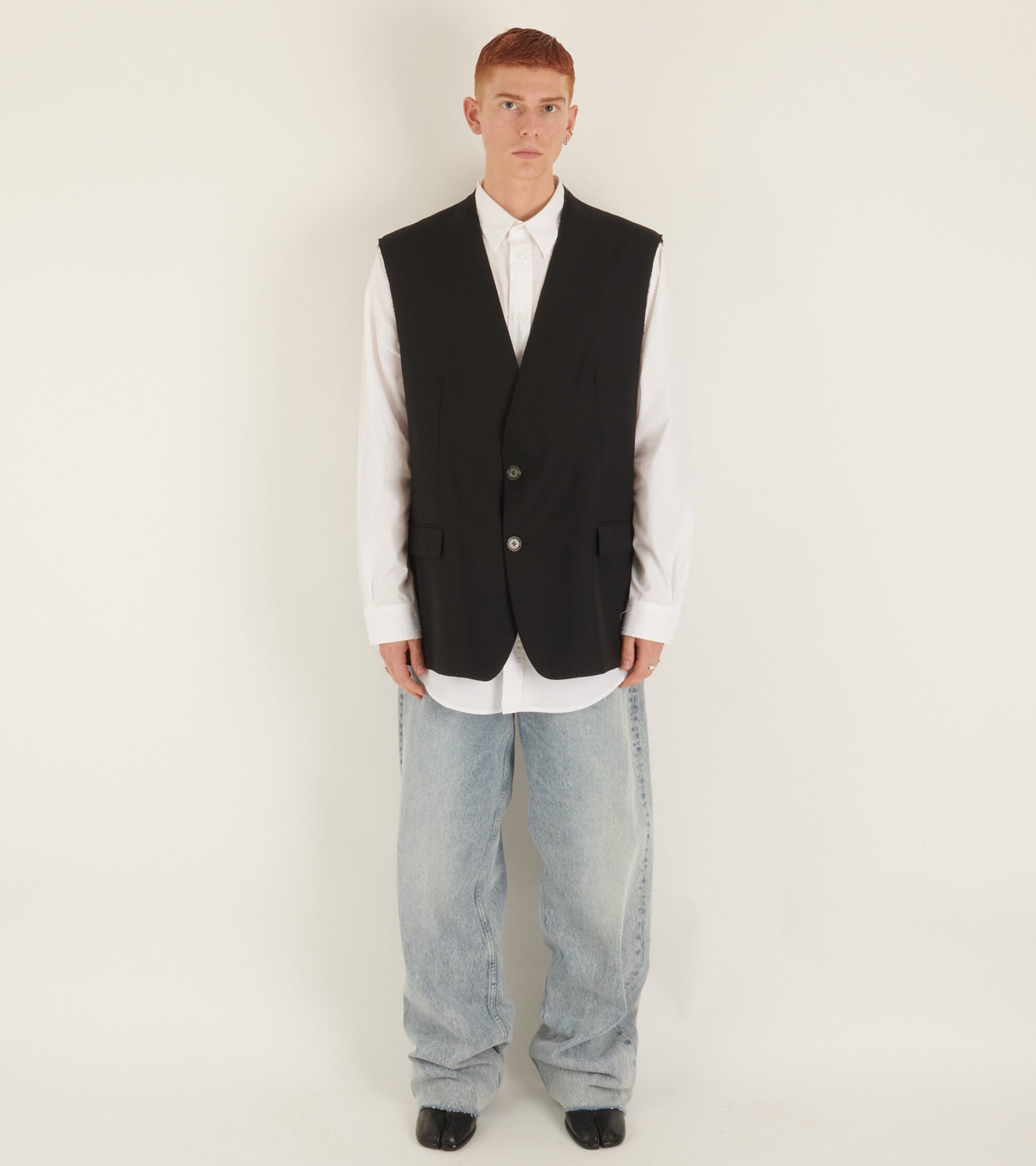 M Tailored Vest Black
