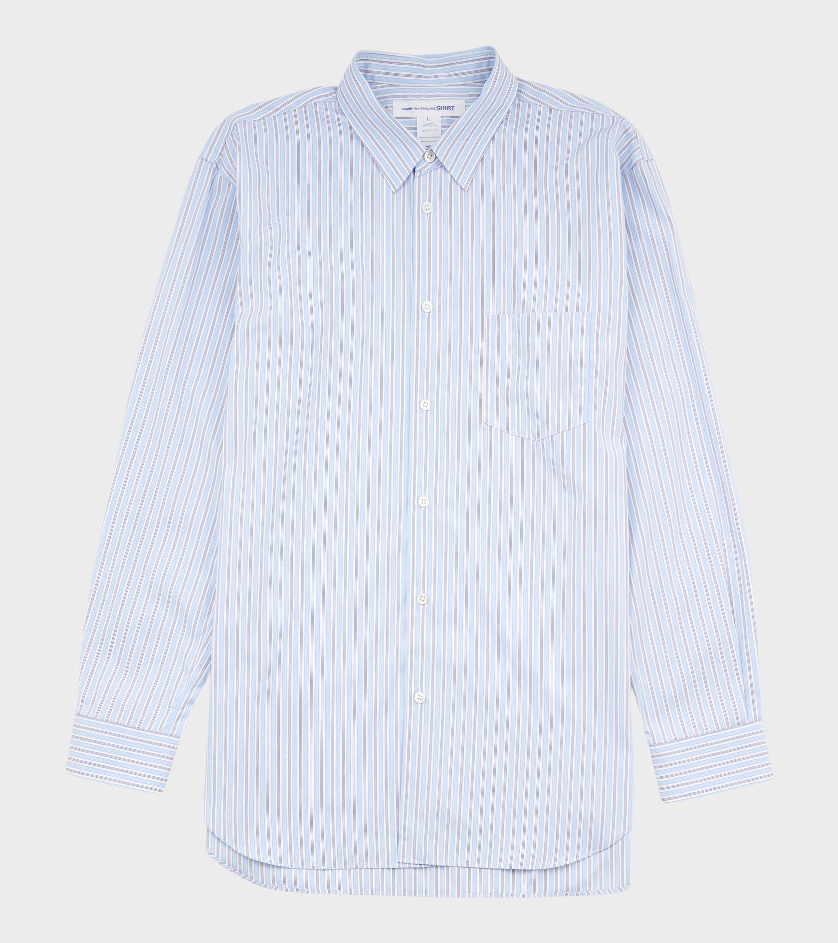 Striped Shirt Blue Mix