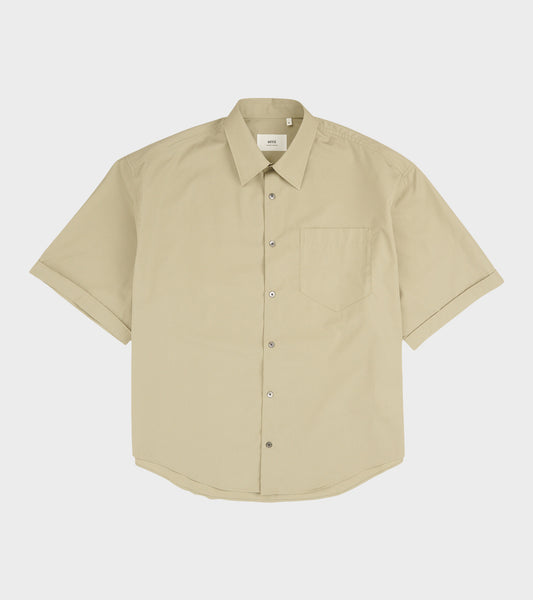 Boxy S/S Shirt Khaki