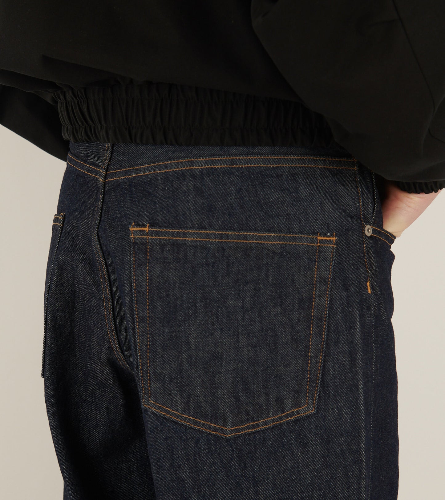 Hard Twist Denim Wide Pants Indigo
