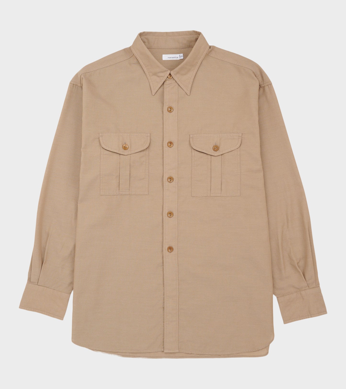 Utility Panama Shirt Beige