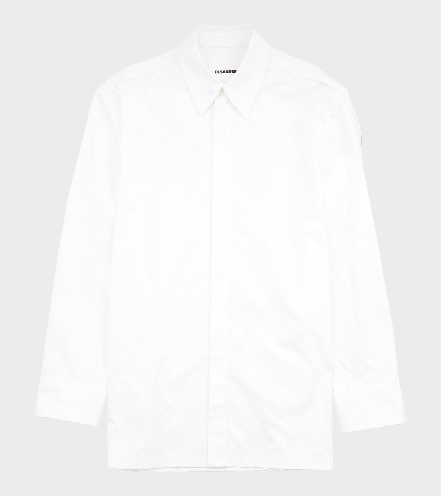 Heavy Organic Poplin Shirt White