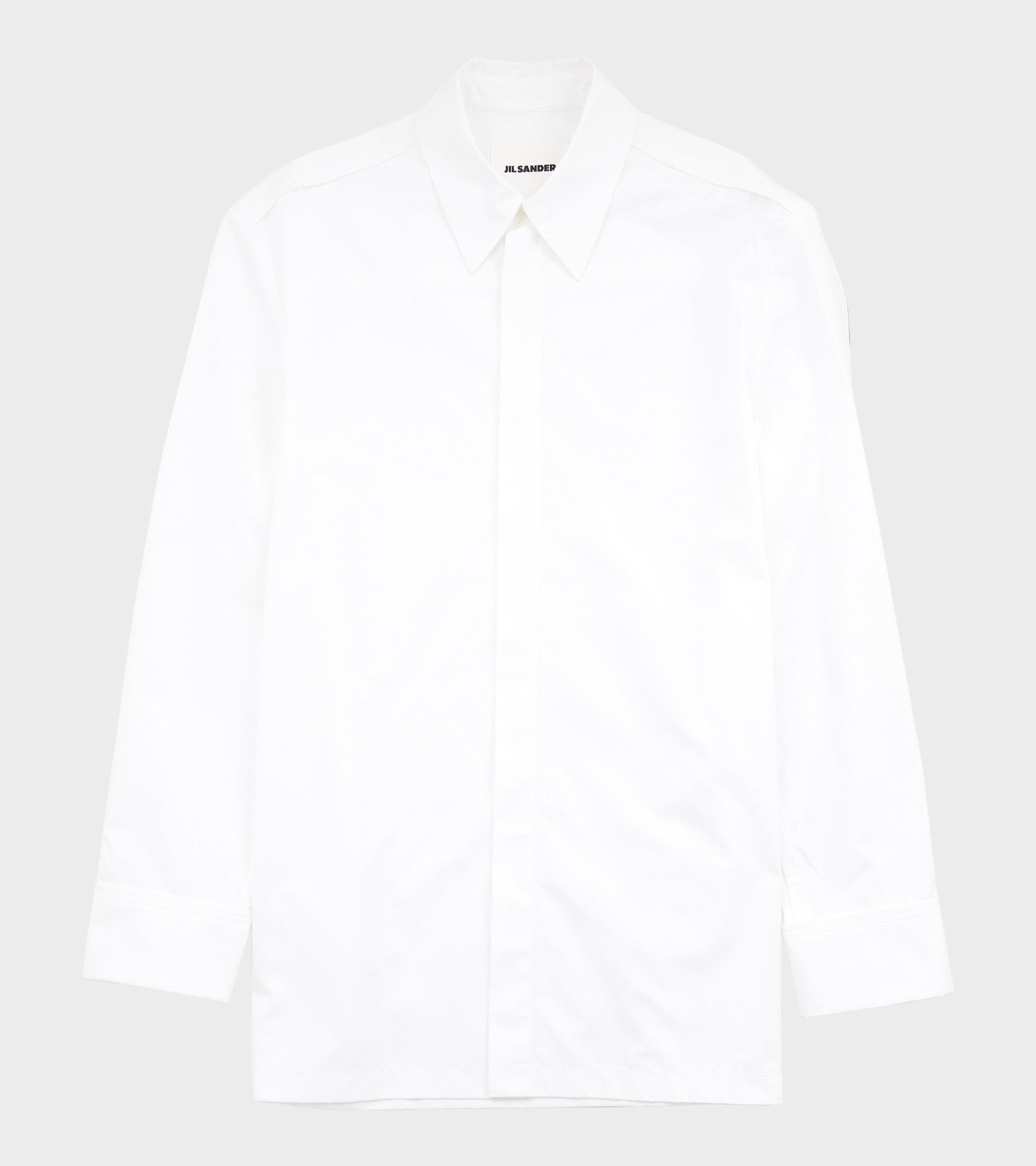 Heavy Organic Poplin Shirt White