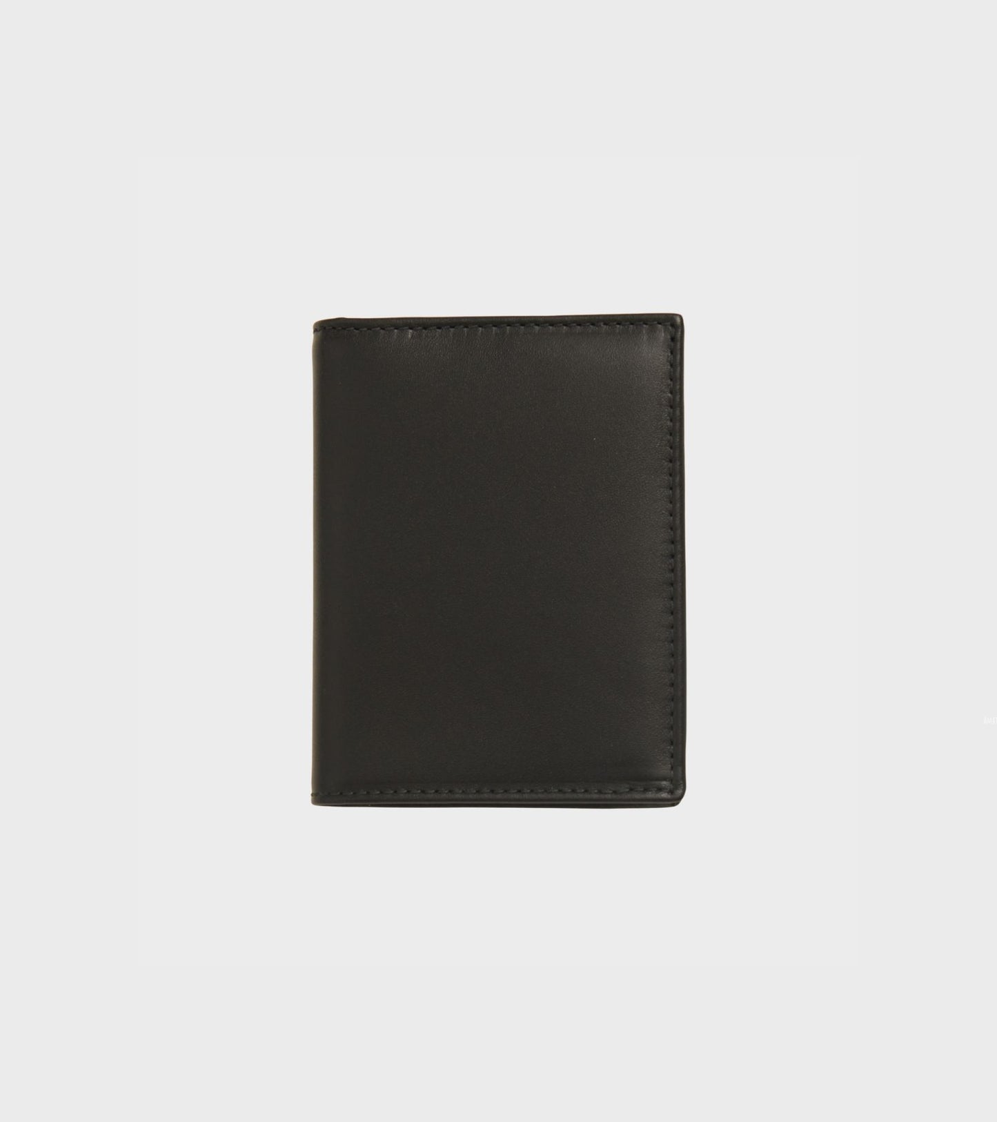 No Zip Wallet Black