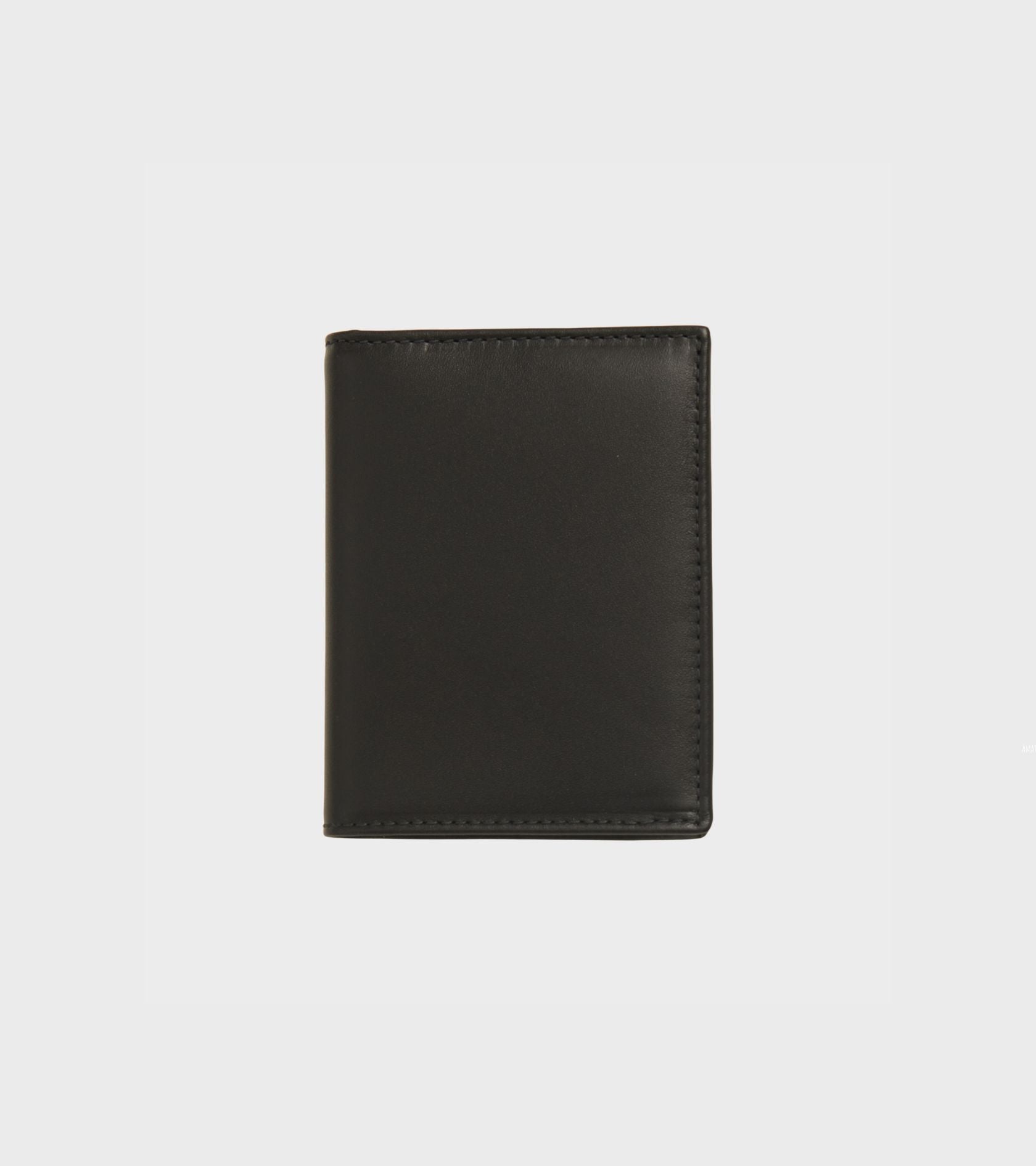 No Zip Wallet Black