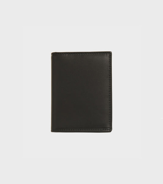 No Zip Wallet Black