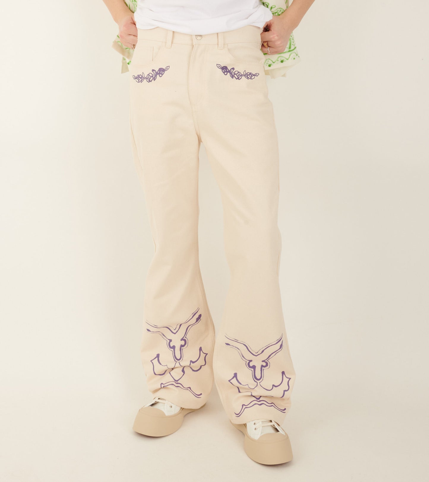 Licky Luck Jeans Off-white