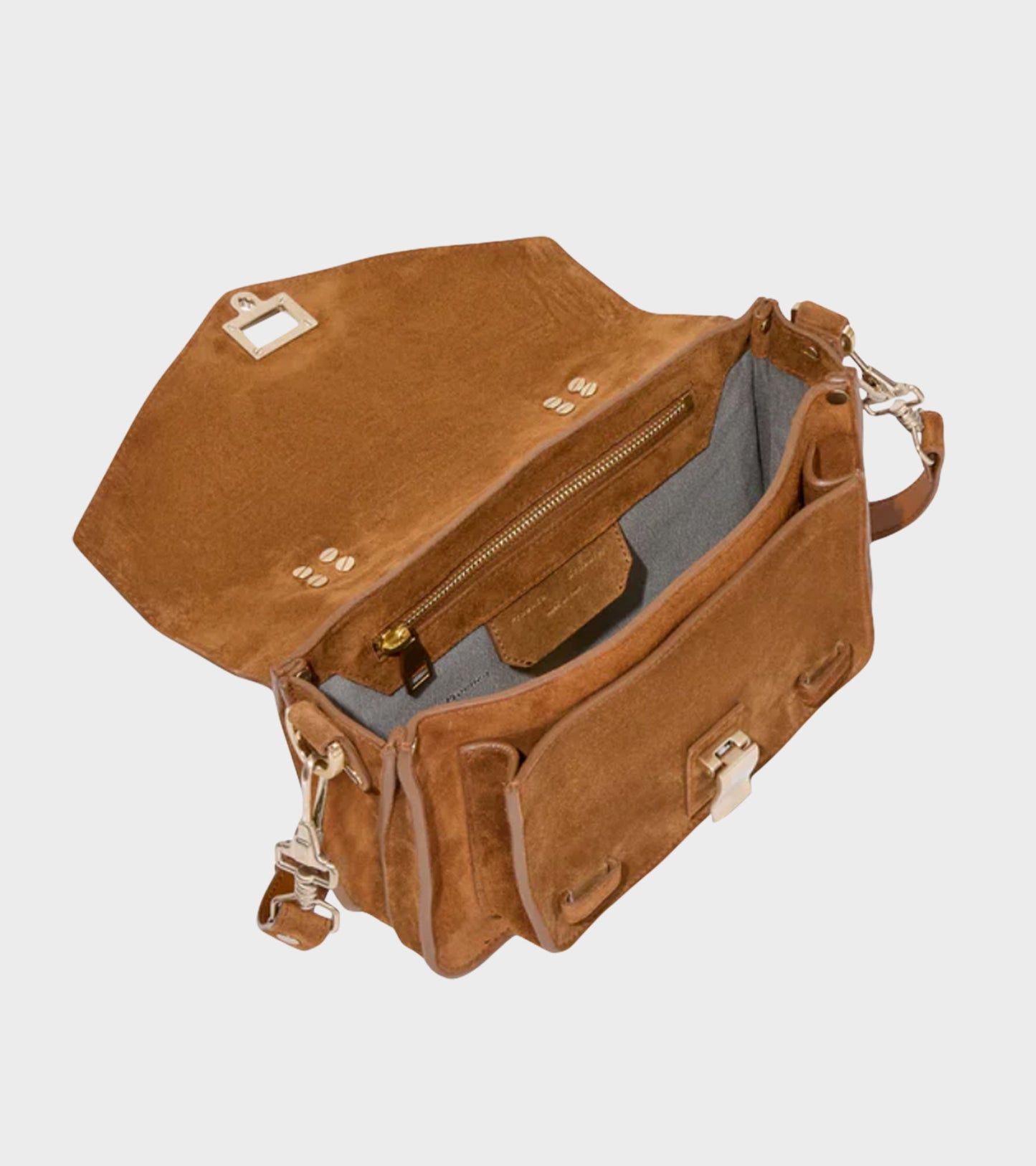 Soft Suede PS1 Tiny Bag Saddle