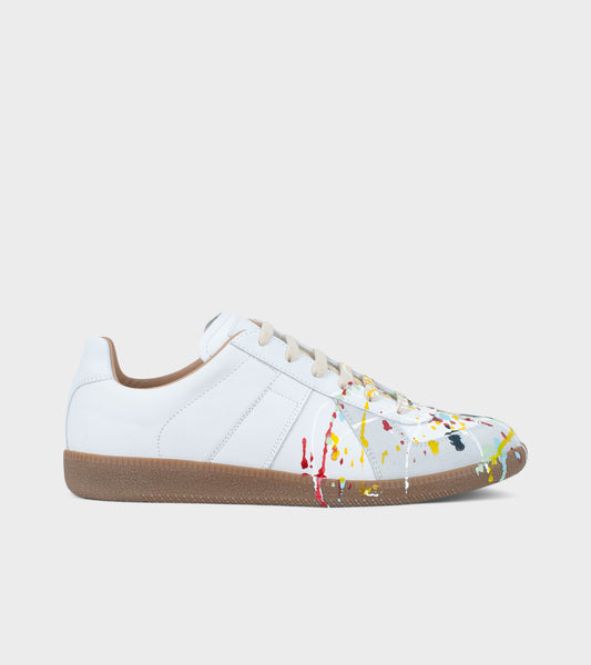 Replica Painted Sneakers White