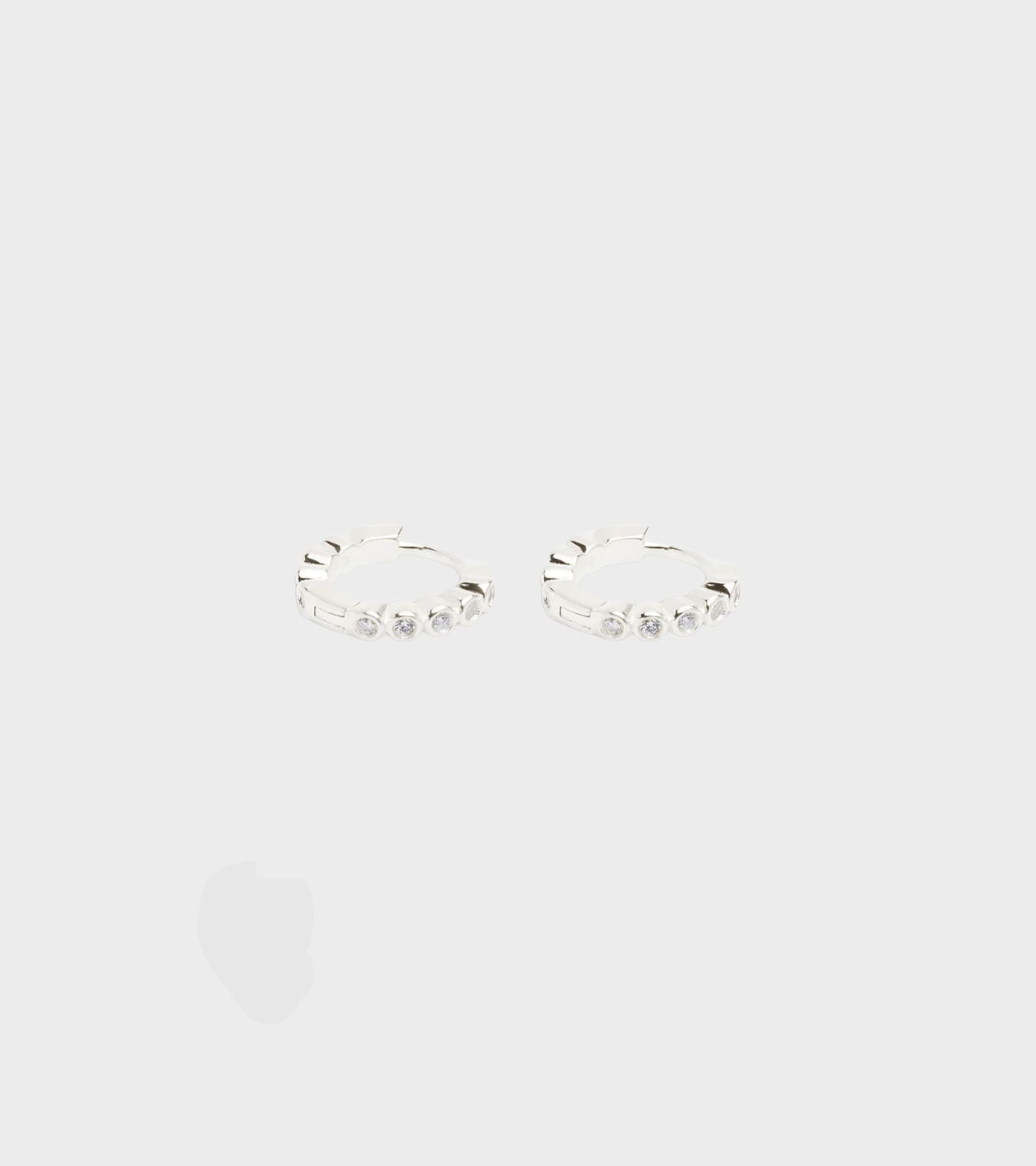 Oda Mini Hoops Silver