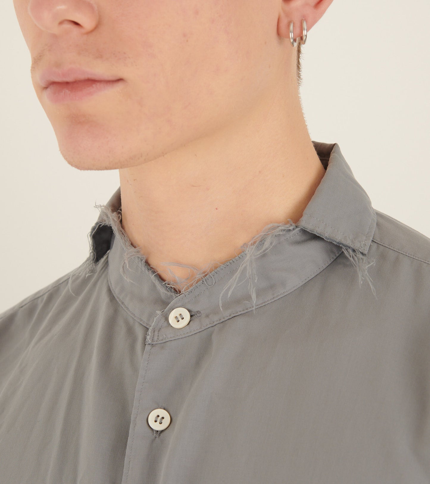 Distressed Shirt Grey
