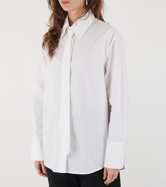 Patty Tie Shirt White