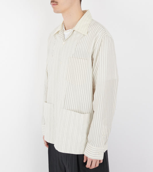 Stripe Shirt Ecru
