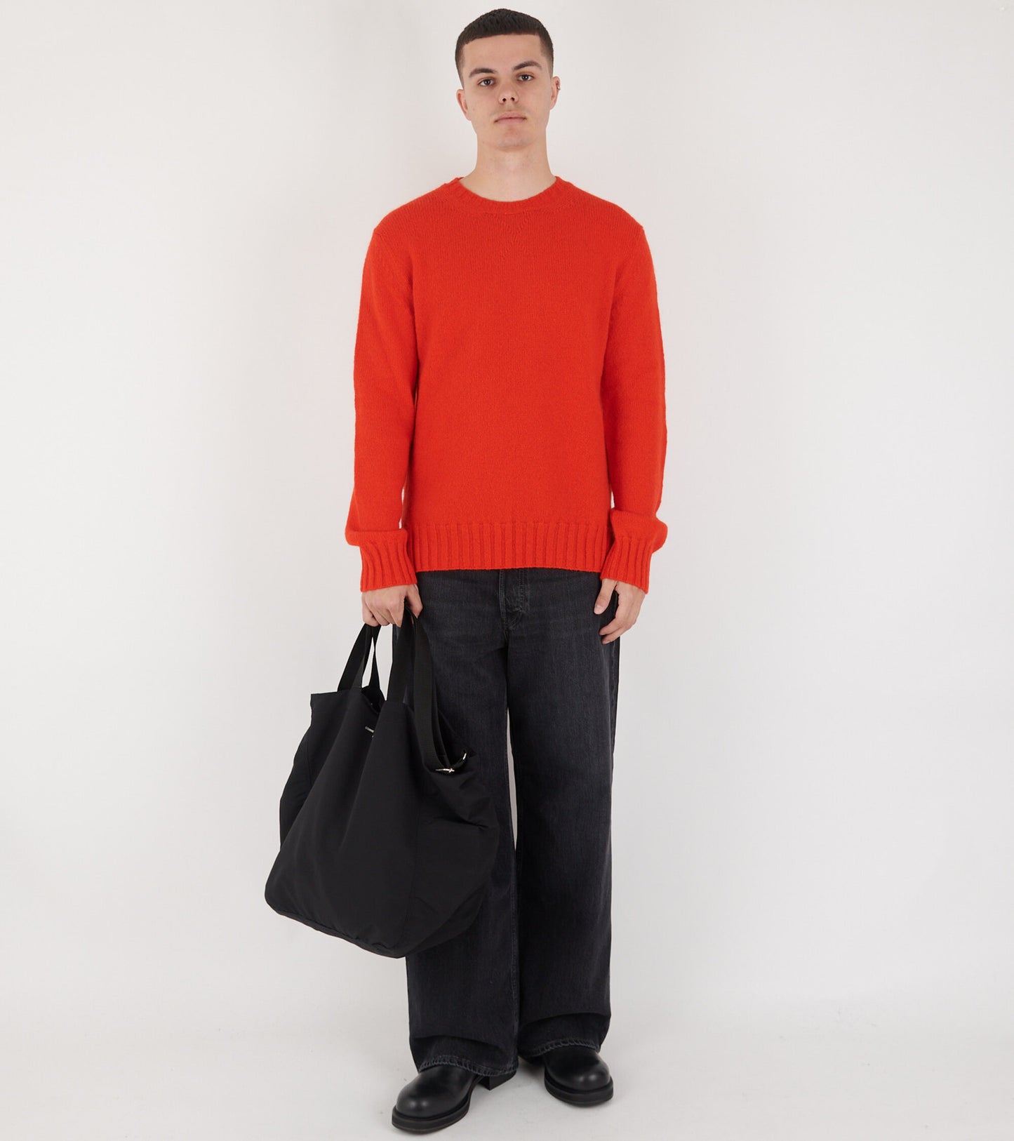 Lightweight Mohair Wool Knit Poppy