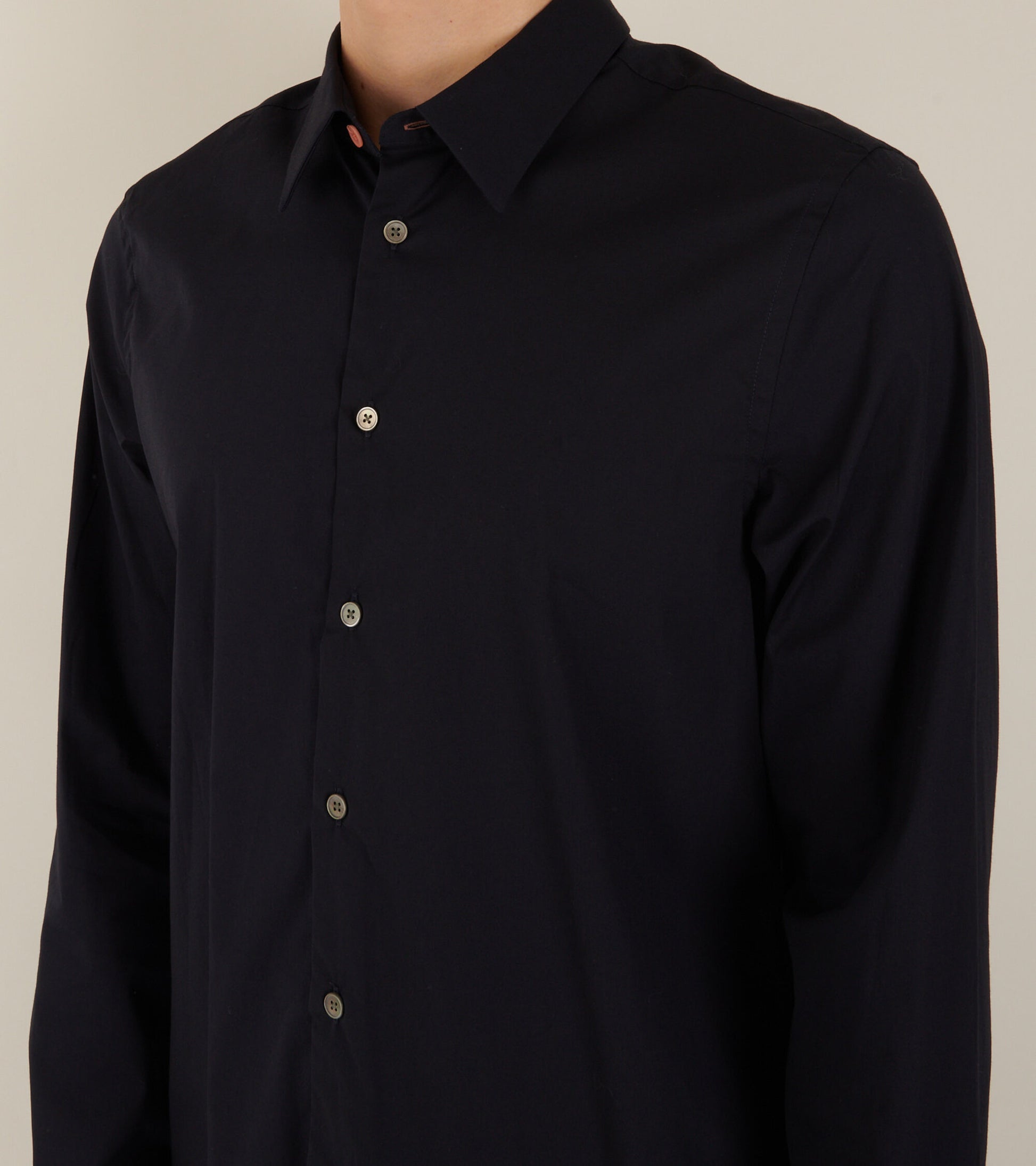 Classic Poplin Shirt Navy